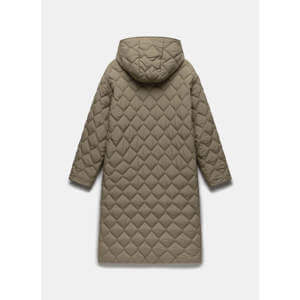 Mint Velvet Khaki Double Layer Quilted Parka